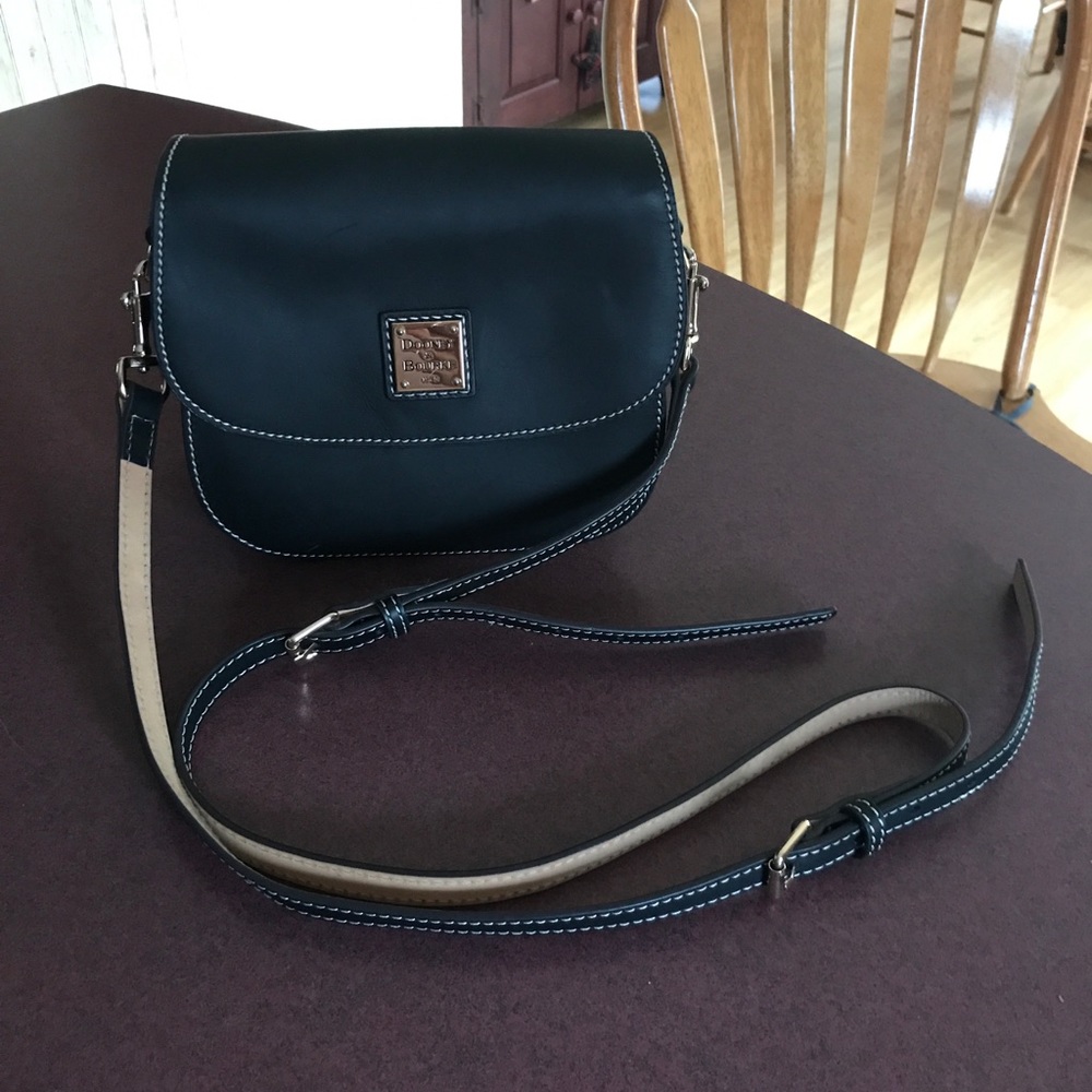 Dooney & Bourke Beacon Leather Saddle Bag